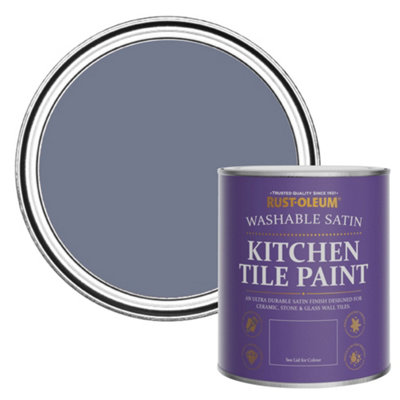 Rust-Oleum Hush Satin Kitchen Tile Paint 750Ml from B&Q