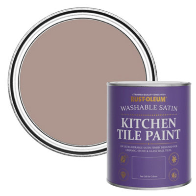 Rust-Oleum Haversham Satin Kitchen Tile Paint 750Ml from B&Q