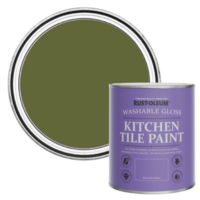 Rust-Oleum Jasper Gloss Kitchen Tile Paint 750Ml from B&Q