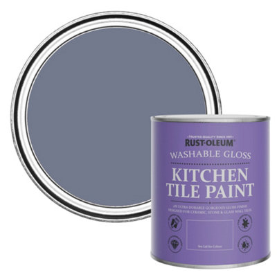 Rust-Oleum Hush Gloss Kitchen Tile Paint 750Ml from B&Q
