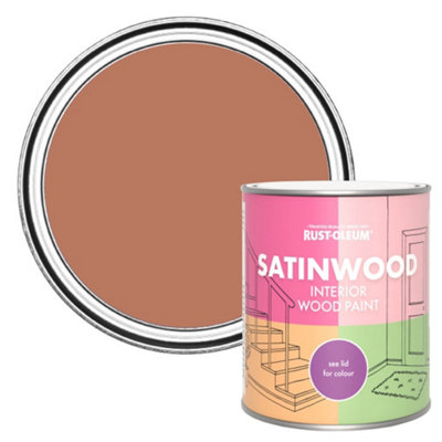B&Q -  Siena Satinwood Interior Paint 750Ml