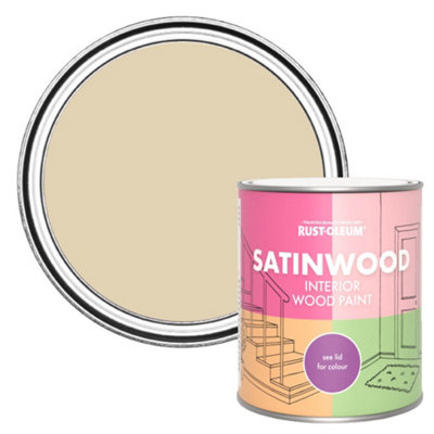 Rust-Oleum Sandhaven Satinwood Interior Paint 750Ml from B&Q