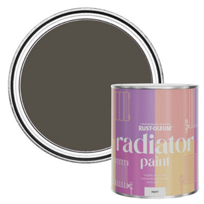 Rust-Oleum Fallow Matt Radiator Paint 750Ml from B&Q