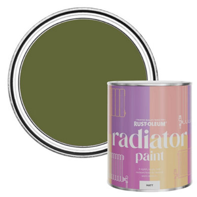 Rust-Oleum Jasper Matt Radiator Paint 750Ml from B&Q