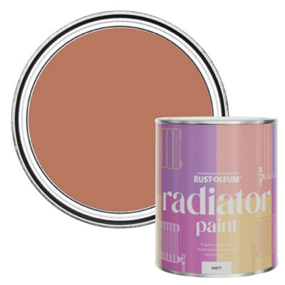 Rust-Oleum Siena Matt Radiator Paint 750Ml from B&Q