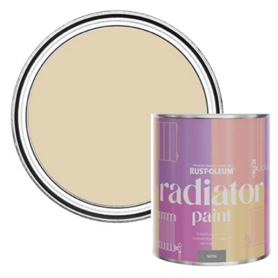 Rust-Oleum Sandhaven Satin Radiator Paint 750Ml from B&Q