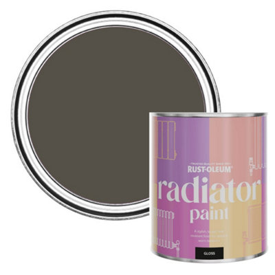 Rust-Oleum Fallow Gloss Radiator Paint 750Ml from B&Q