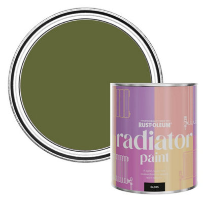 Rust-Oleum Jasper Gloss Radiator Paint 750Ml from B&Q