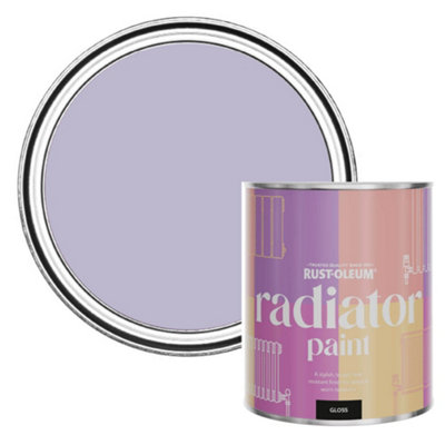 Rust-Oleum Wisteria Gloss Radiator Paint 750Ml from B&Q
