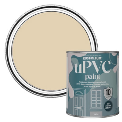 Rust-Oleum Sandhaven Satin Upvc Paint 750Ml from B&Q