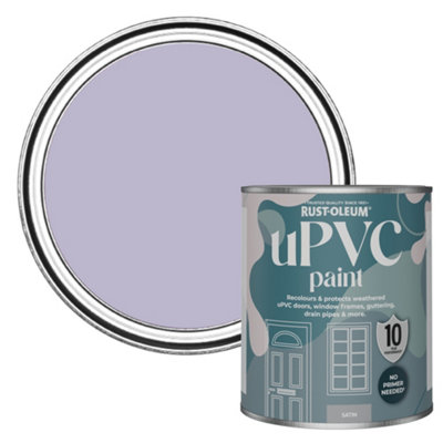 Rust-Oleum Wisteria Satin Upvc Paint 750Ml from B&Q