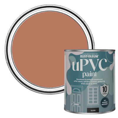 Rust-Oleum Siena Gloss Upvc Paint 750Ml from B&Q