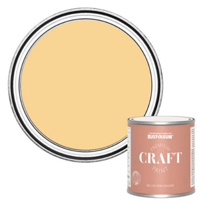 Rust-Oleum Premium Craft PaintMustard 250Ml