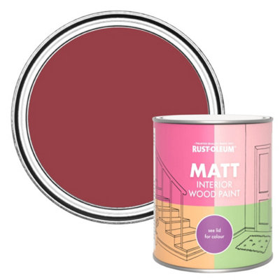 B&Q -  Soho Matt Interior Wood Paint  750Ml