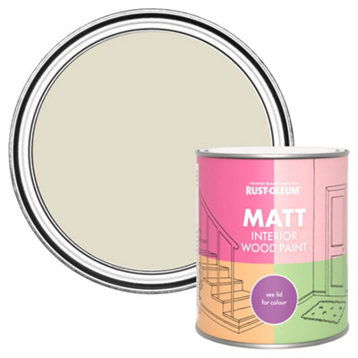 Rust-Oleum Relaxed Oats Matt Interior Wood Paint  750Ml from B&Q