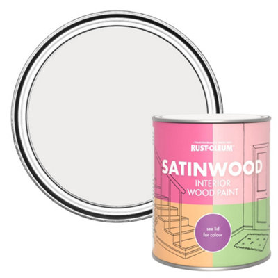 Rust-Oleum Fleur Satinwood Interior Paint 750Ml from B&Q