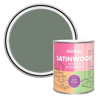 Rust-Oleum Serenity Satinwood Interior Paint 750Ml from B&Q