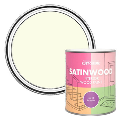 B&Q -  Shortbread Satinwood Interior Paint 750Ml