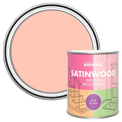 Rust-Oleum Happy As A Clam Satinwood Interior Paint 750Ml from B&Q