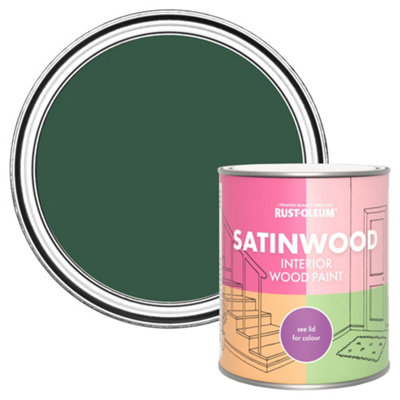 Rust-Oleum The Pinewoods Satinwood Interior Paint 750Ml from B&Q