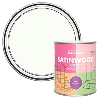 Rust-Oleum Still Satinwood Interior Paint 750Ml from B&Q