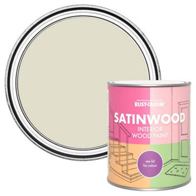 Rust-Oleum Relaxed Oats Satinwood Interior Paint 750Ml from B&Q