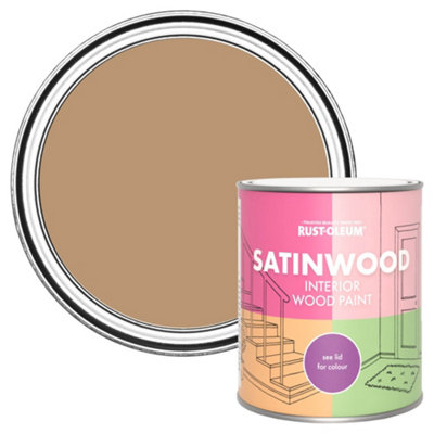 Rust-Oleum Fired Clay Satinwood Interior Paint 750Ml from B&Q