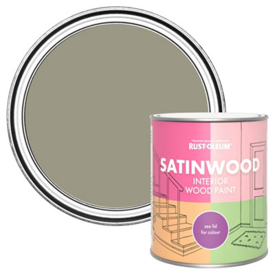 B&Q -  Grounded Satinwood Interior Paint 750Ml