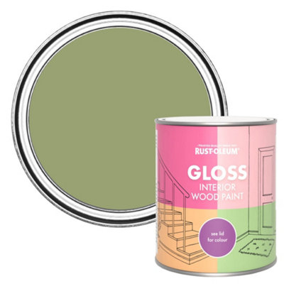 Rust-Oleum Familiar Ground Gloss Interior Wood Paint 750Ml from B&Q
