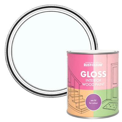 B&Q -  Icecap Gloss Interior Wood Paint 750Ml