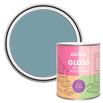 Rust-Oleum Pacific State Gloss Interior Wood Paint 750Ml from B&Q