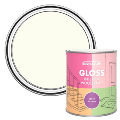 B&Q -  Porcelain Gloss Interior Wood Paint 750Ml