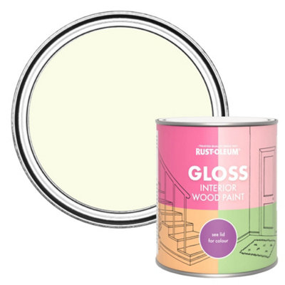 B&Q -  Shortbread Gloss Interior Wood Paint 750Ml