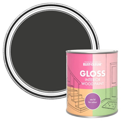 B&Q -  Dark Magic Gloss Interior Wood Paint 750Ml