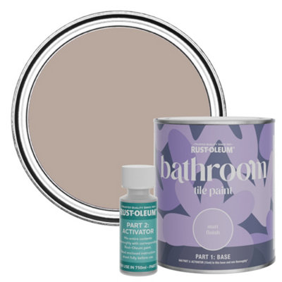 Rust-Oleum Oatfield Matt Bathroom Tile Paint 750Ml from B&Q