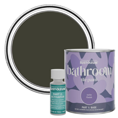 Rust-Oleum Wallington Satin Bathroom Tile Paint 750Ml from B&Q