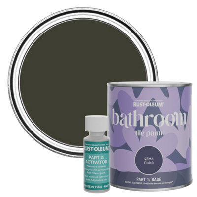 Rust-Oleum Wallington Gloss Bathroom Tile Paint 750Ml from B&Q