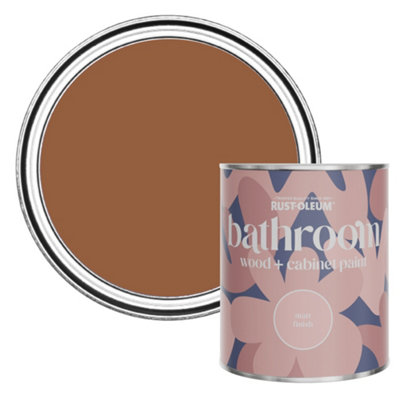 Rust-Oleum Terracotta Matt Bathroom Wood & Cabinet Paint 750Ml from B&Q