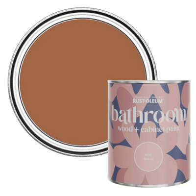 Rust-Oleum Cinnamon Matt Bathroom Wood & Cabinet Paint 750Ml from B&Q