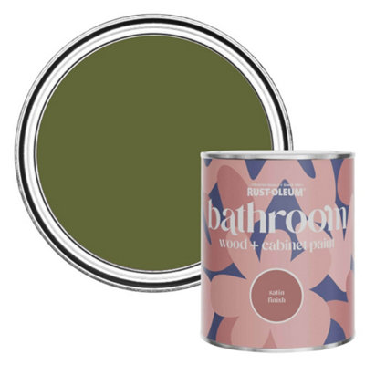 B&Q -  Follingsby Satin Bathroom Wood & Cabinet Paint 750Ml