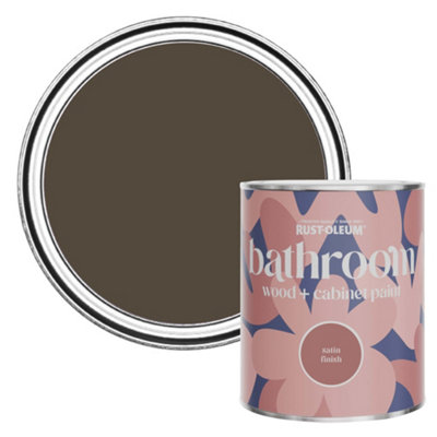 Rust-Oleum Lockwood Satin Bathroom Wood & Cabinet Paint 750Ml from B&Q