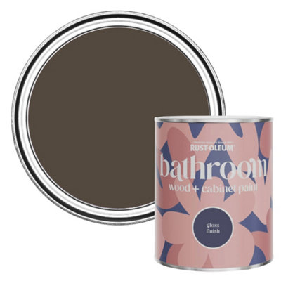Rust-Oleum Lockwood Gloss Bathroom Wood & Cabinet Paint 750Ml from B&Q