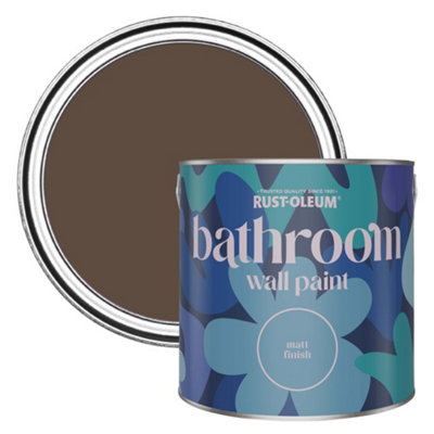 B&Q -  Coffee Bean Matt Bathroom Wall & Ceiling Paint 2.5L