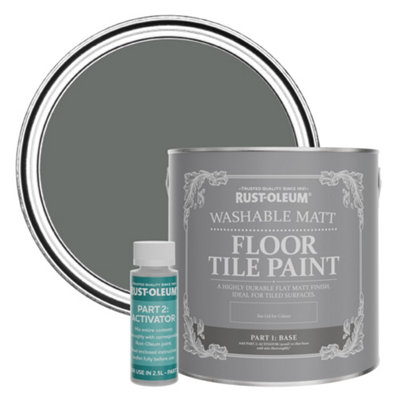 Rust-Oleum Ouseburn Washable Matt Floor Tile Paint 2.5L from B&Q