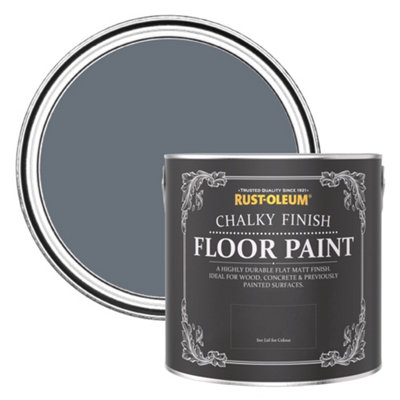 Rust-Oleum Seascape Chalky Finish Floor Paint 2.5L from B&Q