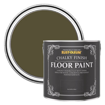 Rust-Oleum Greencroft Chalky Finish Floor Paint 2.5L from B&Q
