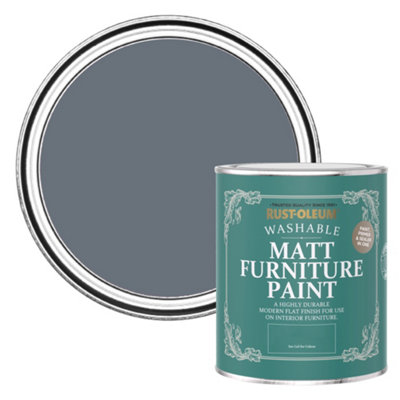 Rust-Oleum Seascape Matt Furniture Paint 750Ml from B&Q