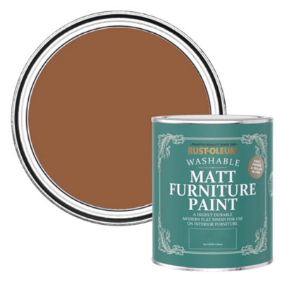 Rust-Oleum Terracotta Matt Furniture Paint 750Ml from B&Q