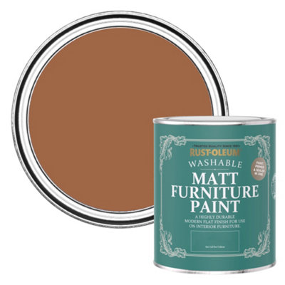 Rust-Oleum Cinnamon Matt Furniture Paint 750Ml from B&Q