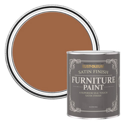 Rust-Oleum Cinnamon Satin Furniture Paint 750Ml from B&Q